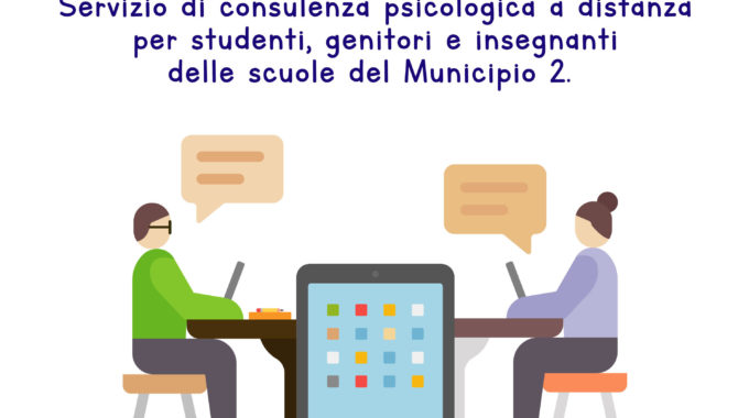 PsyHub – Servizio Di Consulenza Psicologica A Distanza Per Le Scuole Del Municipio II